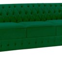 Ver imagem 1 de Namoradeira Chesterfield Bourbon Veludo 3 Lugares