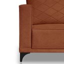 Ver imagem 3 de Sofá Eliot 2 Lugares 160 cm Linho Boucle Cobre