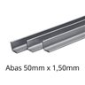 Cantoneira Inox - 50mm X 50mm X 1,50mm - Polido - 40 Cm - 1
