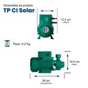 Ver imagem 2 de Bomba Solar Periférica Tp Ci 540w Motor Thebe Ip44 72v