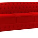 Ver imagem 1 de Namoradeira Chesterfield Bourbon Veludo 3 Lugares