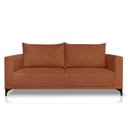 Ver imagem 4 de Sofá Eliot 2 Lugares 180 cm Linho Boucle Cobre