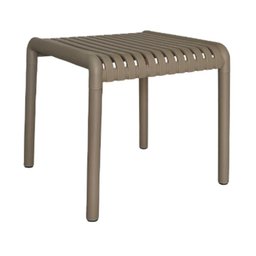 Mesa Lateral e de Apoio Quadrada Área Externa Outdoor Gávea Rivatti Polipropileno Fendi Proteção - 1