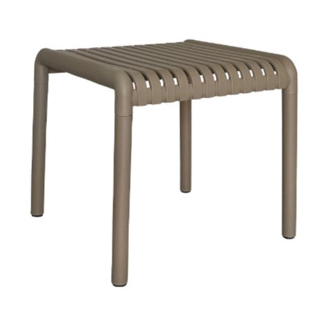 Mesa Lateral e de Apoio Quadrada Área Externa Outdoor Gávea Rivatti Polipropileno Fendi Proteção