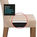 Ver mais imagens de Conjunto Sala de Jantar Madesa Sabrina Mesa Tampo de Vidro com 4 Cadeiras - Rustic/preto/imperial