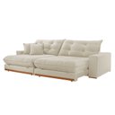 Ver imagem 3 de Sofá Retrátil 3 Lugares 230cm Linho Belize