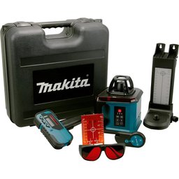Nivelador Laser Giratorio 200m Ip54 com Suporte Controle Receptor Óculos Maleta Skr200z Makita - 1