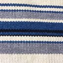 Ver imagem 2 de Tapete Tear 200x250 Chenile Listrado Azul Cru