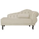 Ver imagem 1 de Divã Recamier Larissa Suede 150cm Lado Esquerdo + Brinde