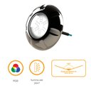 Ver imagem 4 de Refletor Power Led em Inox 9w Rgb Iluminação Multicolorida