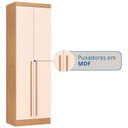 Ver imagem 6 de Guarda-Roupa Modulado 2 Portas com Prateleiras Infinity Marrom/Cedro/Blush