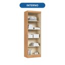 Ver imagem 5 de Guarda-roupa Modulado 2 Portas com Prateleiras Infinity