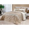 Colcha Cama Queen Size Bege 100% Algodão 200 Fios 7 Peças - 3