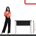 Ver imagem 5 de Escrivaninha M90/60p25tub 90cm Industrial Preto E Cinza