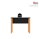 Ver mais imagens de Escrivaninha M90/60P 25TUB 90cm Industrial Preto e Laranja