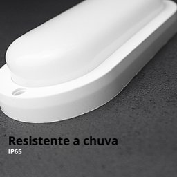 Luminária Tartaruga Led 20w Branco Frio 6000k 1800lm Irc80 Fp>0.6 Corpo Branco Ip65 Biv Marca Roya - 3