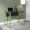 Ver imagem 1 de Escrivaninha M90/60P 25TUB 90cm Industrial Verde e Preto