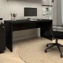 Ver imagem 1 de Escrivaninha Home Office 150cm Tampo 40mm Pés Painel