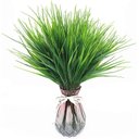 Ver imagem 2 de 10 Capim Verde Vanila 35cm Folhagem Artificial para Vaso 30cm