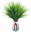Ver imagem 2 de 10 Capim Verde Vanila 35cm Folhagem Artificial para Vaso 30cm
