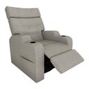 Ver imagem 2 de Poltrona do Papai Reclinável Premium com Porta Copos e Porta Controle Toro Matrix Cor:linho