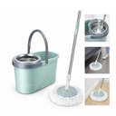 Ver imagem 2 de Mop Inox Balde 12l Rodinha Cesto Esfregão 360° Giratório