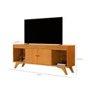 Ver imagem 3 de Rack Madrid 2 Portas Mavaular:naturalle