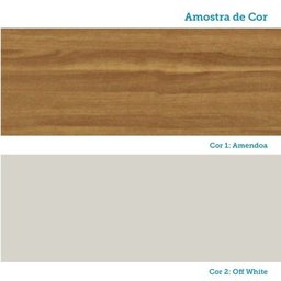 Cozinha Completa 5 Peças com 8 Portas Vidro e Tampos 280cm 100% Mdf Vicenza Espresso Móveis - 12