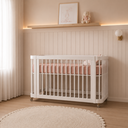 Ver imagem 3 de Berço Evolutivo 2 em 1 Branco Fosco Vira Mini Cama