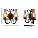 Ver imagem 2 de Linda Arandela Luminária de Parede com Cúpulas de Vidro