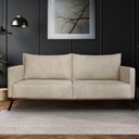 Ver imagem 1 de Sofá Zeki 2 Lugares 180 cm Linho Boucle Bege