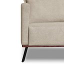 Ver imagem 3 de Sofá Zeki 2 Lugares 180 cm Linho Boucle Bege