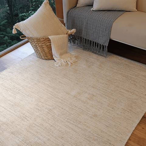 Tapete Artesanal Kilim Avani Marfim 200 x 250