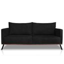 Ver imagem 5 de Sofá Zeki 2 Lugares 180 cm Linho Boucle Preto