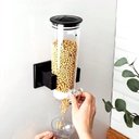 Ver imagem 4 de Dispenser Mantimentos de Parede Porta Alimentos Hermetico Graos Granola Sucrilhos Cozinha