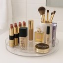 Ver imagem 2 de Kit 2 Organizadores Giratórios 29x3cm Dry Coza Plástico Geladeira Armário Bancada Incolor