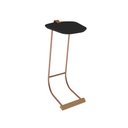 Ver imagem 1 de Mesa de Apoio Joinville Preto com Natural Estrutura Cobre