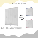 Ver imagem 3 de Guarda Roupa Casal 6p 2g Moden 150 Cm 3562 Branco Flex Incp