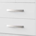 Ver imagem 6 de Guarda Roupa Casal 6p 2g Moden 150 Cm 3562 Branco Flex Incp