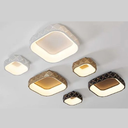 Ver imagem 2 de Plafon Otto Ouro 50x50h12cm Led 35w 2700k 1700lm Starlux
