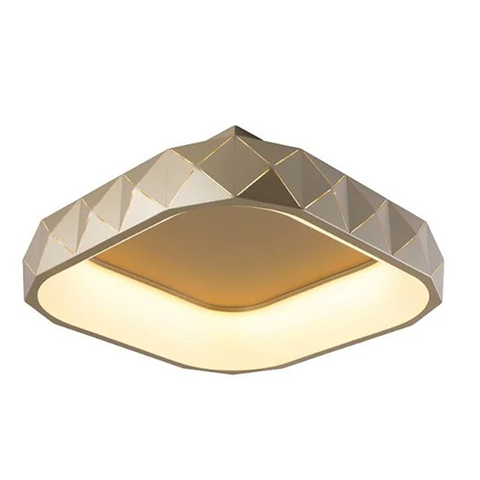 Plafon Otto Ouro 50x50h12cm Led 35w 2700k 1700lm Starlux