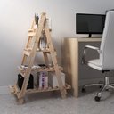 Ver imagem 5 de Armário Organizador Madeira Prateleira Suspensa Lavanderia