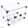 Baleiro Expositor Modulado em Vidro - 0,30 x 0,20 x 0,20 - 1