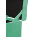 Ver imagem 3 de Puff Baú Quadrado 1 Lugar- 36x36cm - Azul Tifanny