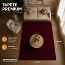 Ver imagem 3 de Tapete para Sala Milano Soft Rubi Antiderrapante:1.50 x 2.00