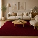 Ver imagem 6 de Tapete para Sala Milano Soft Rubi Antiderrapante:1.50 x 2.00