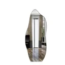 Ver imagem 1 de Espelho Decorativo Moldura de Aluminio E06 115 X 60 Orgânico Lapidado Moderno Pinterest Preto