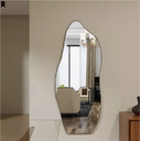 Ver imagem 2 de Espelho Decorativo Moldura de Aluminio E06 115 X 60 Orgânico Lapidado Moderno Pinterest Preto