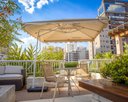Ver imagem 2 de Ombrelone 2,50x2,50 Lateral Guarda Sol Jardim Restaurante Bege 4240bg Frigopro