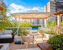 Ver imagem 4 de Ombrelone 2,50x2,50 Lateral Guarda Sol Jardim Restaurante Bege 4240bg Frigopro